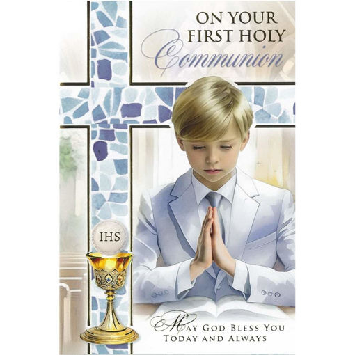 Picture of ON YOUR FIRST HOLY COMMUNION CARD